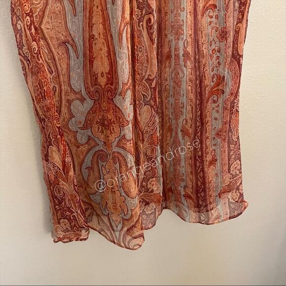 ZIMMERMANN Red Paisley Blouse 1 - Picture 10 of 16